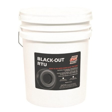 Rema Tip Top 55Gal Black Tire Paint Rtu Water Based 101000066